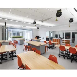 CEF Butcher Block Team Table^ Multimedia|Makerspace & Shop