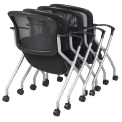 Regency Office Products Cadence Nesting Chair Packs (4, 12 or 20)^ Chair Packages