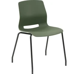 KFI Seating Cafe Table with Six Lola Armless Chairs - 36'' X 72'' Rectangle^ Cafe Table & Chair Sets|Breakroom & Café