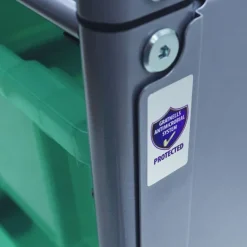 Gratnells Callero Antimicrobial Double Cart w/ 8 Deep Trays^ Tote & Bin Storage|Utility Carts
