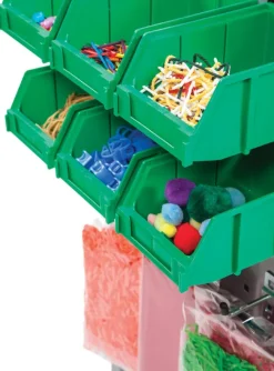 Gratnells Callero Makerspace Silver Cart Set^ Tote & Bin Storage|Workshop & Tool Cabinets
