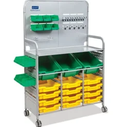 Gratnells Callero Makerspace Silver Cart Set^ Tote & Bin Storage|Workshop & Tool Cabinets