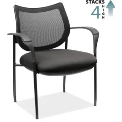 OfficeSource Carson Collection Stacking Guest Chair^ Padded Stack Chairs