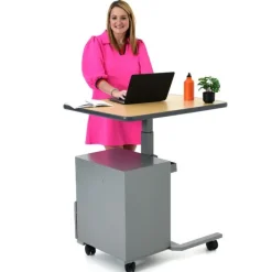 Smith System Cascade Mobile Teacher Workstations^ Teacher Desks|Instructor Desks