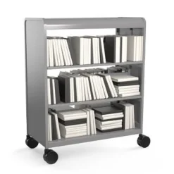 Smith System Cascade Nomad Library Book Storage Cart^ Book Carts