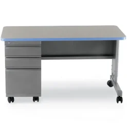 Smith System Cascade Teacher Desks with Single Cabinet^ Teacher Desks|Instructor Desks