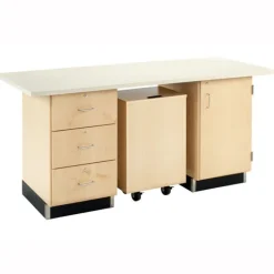 Diversified Spaces Ceramic Work Center^ Art Supply Cabinets