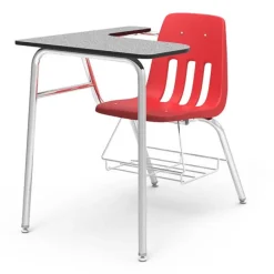 Virco Chair Desk w/ Bookrack^ Combo Chair Desks
