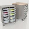 CEF Chameleon Hideaway Storage Cart^ Tote & Bin Storage|Cubbies