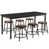 National Public Seating Chemical Resistant Height Adjustable Table & Black Stool Package^ Science Lab Packages|Activity Tables & Chairs