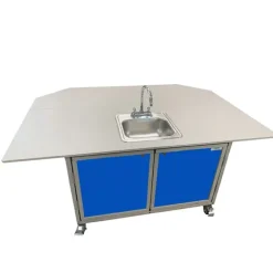 Monsam Children's Portable Activity Table with Single Basin Sink^ Clean-Up & Portable Sink Units
