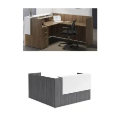 NDI Office Furniture Classic Series Reception Station^ Reception Desks