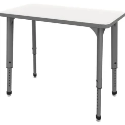 Marco Group Classroom Set- 20 Apex Stack Chairs (18'' - 5th-Adult) & 20 Dry Erase Desks (30'' x 20'')^ Activity Tables & Chairs|Activity Table & Chair Packages
