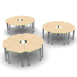 Smith System Classroom Set- 18 Diamond Desks^ Collaborative Desks|Desk & Chair Packages