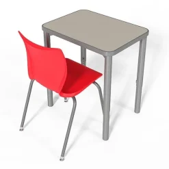 Smith System Classroom Set- 24 Elemental Rectangle Desks & Flavors Chairs^ Collaborative Desks|Desk & Chair Packages