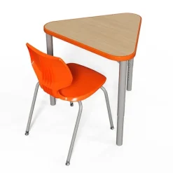 Smith System Classroom Set- 24 Elemental Triangle Desks & Flavors Chairs^ Collaborative Desks|Desk & Chair Packages