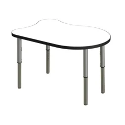 Tesco Classroom Set - 6 Fish Synergy Dry Erase Student Desks and Stack Chairs^ Desk & Chair Packages|Classroom Desks & Chairs