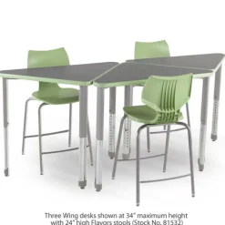 Smith System Classroom Set of 20 Wing Desks^ Desk & Chair Packages|Classroom Desks & Chairs