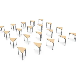 Smith System Classroom Set of 20 Wing Desks^ Desk & Chair Packages|Classroom Desks & Chairs