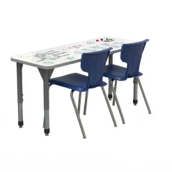 Marco Group Classroom Set - Premier Rectangle Dry Erase Desks (20