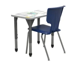 Marco Group Classroom Set - Premier Rectangle Dry Erase Desks (20