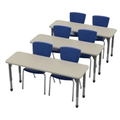Marco Group Classroom Set - Premier Rectangle Desks & Premier Chairs Package^ Desk & Chair Packages|Classroom Desks & Chairs
