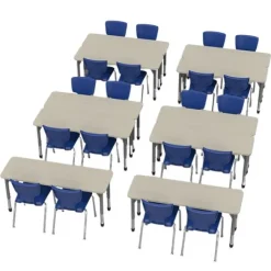 Marco Group Classroom Set - Premier Rectangle Desks (20