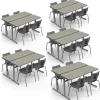 Smith System Classroom Set - 10 Silhouette Double Desks & 20 Flavors Chairs^ Desk & Chair Packages|Classroom Desks & Chairs