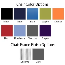 Marco Group Classroom Set - 24 Student Chevron Dry Erase Apex Desks & 24 Apex Stack Chairs (18'' H -5th-Adult)^ Dry Erase Desks