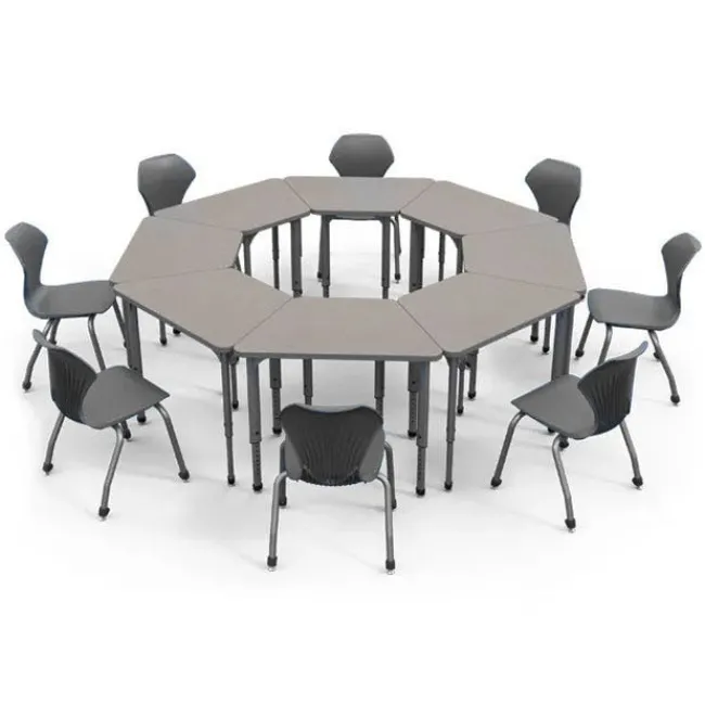 Marco Group Classroom Set - Student Desk & Apex Chair Package^ Desk & Chair Packages|Classroom Desks & Chairs