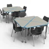 Smith System Classroom Set - 8 Wing Desks & Flavors Chairs^ Collaborative Desks|Desk & Chair Packages