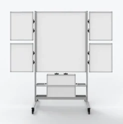 Luxor Collaboration Station Mobile Whiteboard by^ Mobile Reversible Boards