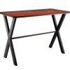 National Public Seating Collaborator Table w/ Wild Cherry Laminate Tops^ Cafe Tables|Training & Seminar