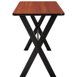 National Public Seating Collaborator Table w/ Wild Cherry Laminate Top (36'' x 60'' Rectangle)^ Training & Seminar