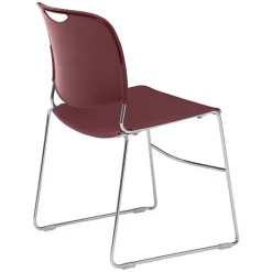 National Public Seating Compact Stack Chair^ Plastic Stacking Chairs|Tablet Arm