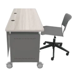Mooreco Compass Dual Cabinet Teacher Desks^ Teacher Desks|Instructor Desks