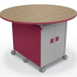 Mooreco Compass Island Round Cabinet - 42"H^ Makerspace & Shop