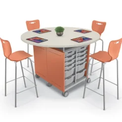 Mooreco Compass Island Round Cabinet - 42