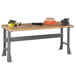 Tennsco Compressed Wood Top Workbenches with Flared Legs^ Makerspace & Shop|Art Tables