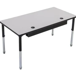 AmTab Computer Tables w/ Adjustable Legs^ Computer Lab