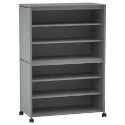 Smith System Constellate Double Mid Cluster Classroom Storage Cabinets^ Art Supply Cabinets|Mobile Cabinets