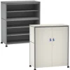 Smith System Constellate Low + Mid Cluster Classroom Storage Cabinets^ Art Supply Cabinets|Mobile Cabinets