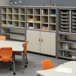 Smith System Constellate Mid + Low Cluster Classroom Storage Cabinets^ Art Supply Cabinets|Mobile Cabinets