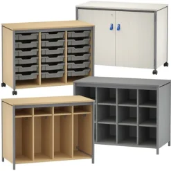 Smith System Constellate Mid-Unit Storage Cabinets^ Art Supply Cabinets|Mobile Cabinets