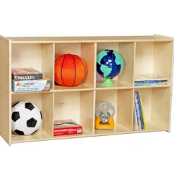 Wood Designs Contender Series 8 Cubby Knapsack Storage Unit^ Cubbies