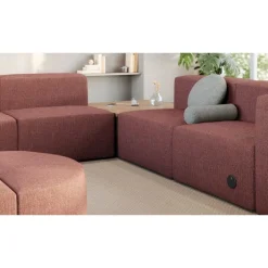 KFI Seating Conversa Collection 4-Seat Corner Sofa with Occasional Table^ Soft Seating & Lounge