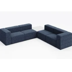 KFI Seating Conversa Collection 4-Seat Corner Sofa with Occasional Table^ Soft Seating & Lounge