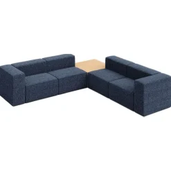 KFI Seating Conversa Collection 4-Seat Corner Sofa with Occasional Table^ Soft Seating & Lounge
