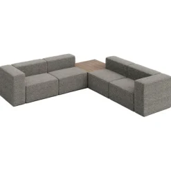 KFI Seating Conversa Collection 4-Seat Corner Sofa with Occasional Table^ Soft Seating & Lounge