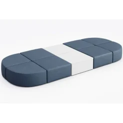 KFI Seating Conversa Collection 8-Seat Modular Lounge Seating & 2 Occasional Tables^ Soft Seating & Lounge